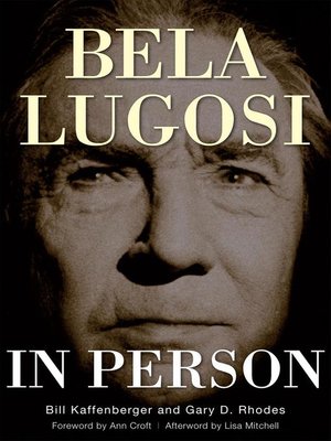 cover image of Bela Lugosi in Person